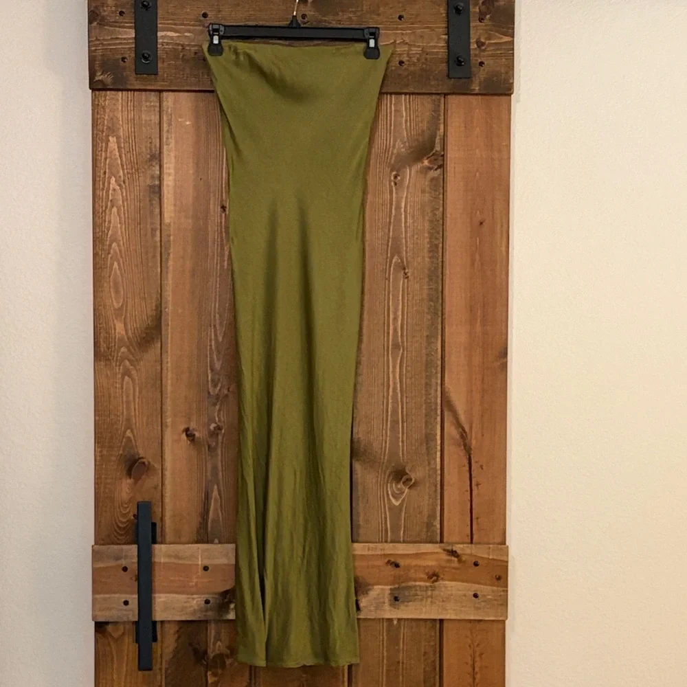 SNDYS Revolve Green Slip Dress - Picture 2 of 2